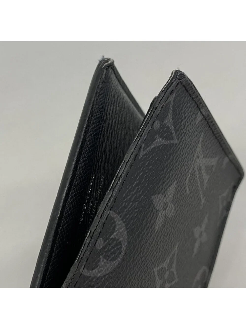 Louis Vuitton Wallet Monogram Eclipse Portefeuille Marco NM Black